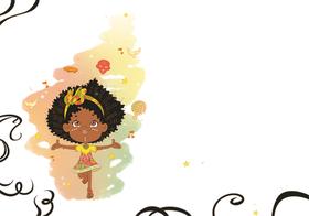 Ada, a menina cacheada