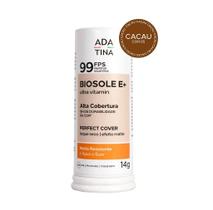 Ada Tina Biosole E+ Ultra Vitamin FPS 99 Cacau - Protetor Solar Stick Com Cor 14g