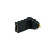 Adap micro hdmi macho x hdmi femea dourado Adap micro hdmi macho x hdmi femea dourado
