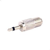 Adapatador Plug P2 Mono Para Jack F com rosca MXT