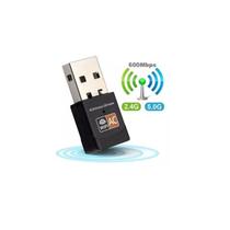 Adapt. De Rede Md9 Wifi Usb Pc 600Mbps 5G