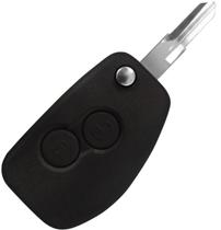 Adaptação Carcaça Chave Canivete Oca 2 Botões Renault