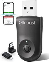 Adaptador 2 em 1 sem fio CarPlay e Android Auto OTTOCAST Mini 2025