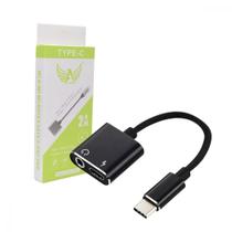 Adaptador 2 em 1 TIPO- C para P2 Áudio Carregador 3.5mm Altomex AL-139-TYPE-C