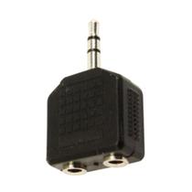 Adaptador 2 P2 stéreo x P2 stéreo Niquelado - HYX
