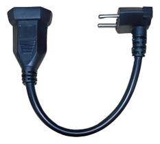 Adaptador 20A Fêmea 3 Pinos Para 10A Macho 2 Pinos 25Cm