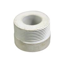 Adaptador 20mm liso p/ 20mm rosca externa