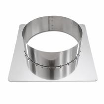 Adaptador 25x25 Inox 430 Duto 8 Polegadas Chaminé Adaptador 25x25 Inox 430 Duto 8 Polegadas Chaminé