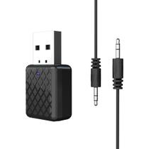 Adaptador 2Em1 Bluetooth 5.0 Usb Transmissor Receptor Musica