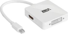 Adaptador 3 em 1 Mini Displayport para DVI/HDMI/DISPLAYPORT MDP-3IN Adaptador 3 em 1 Mini Displayport para DVI/HDMI/DISPLAYPORT MDP-3IN
