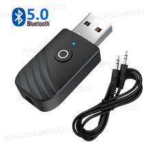 Adaptador 3 em1 Bluetooth 5.0 Transmissor Receptor Usb Para Radio Automotivo