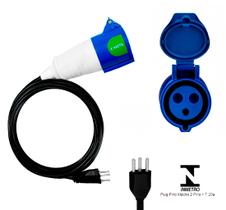 Adaptador 32A Carregador Carro Elétrico 1.8m Original Evoits