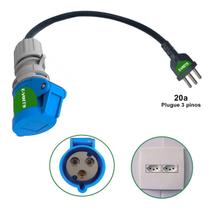 Adaptador 32A Plug Brasileiro p Carregador Carro Elétrico - Evoits