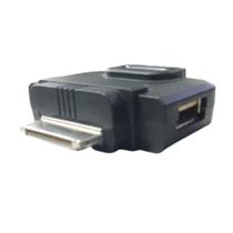 Adaptador 4 em 1: 2 USB Fêmea RJ45 Fêmea e Conector Dock
