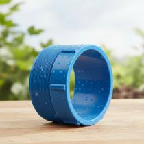 Adaptador 50mm X 2 Polegadas Pvc Azul Irrigação