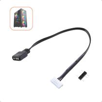 Adaptador 6 Pinos Controladoras Fan Led Argb 3 Pinos De 5v - MJIIC