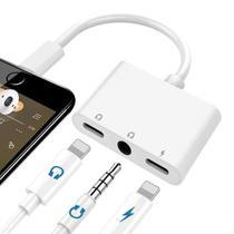 Adaptador A-BST 3 em 1 Lightning para fone de ouvido com conector de 3,5 mm iPhone Adaptador A-BST 3 em 1 Lightning para fone de ouvido com conector de 3,5 mm iPhone