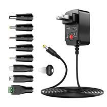 Adaptador AC/DC ZOZO Universal 12W 3V 4,5V 5V 6V 7,5V 9V 12V Carregador Adaptador AC/DC ZOZO Universal 12W 3V 4,5V 5V 6V 7,5V 9V 12V Carregador