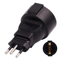 Adaptador AC JORINDO Brasil Masculino para Alemanha Alimentação Feminina 250V