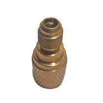 Adaptador AD87 Vix para Gás R410 Manifold 5/16 Femêa - 1/4 Macho