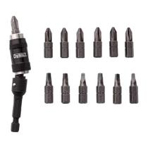 Adaptador Angular 1/4 pol. com 14 Peças DWPVTC14 DeWalt Adaptador Angular 1/4 pol. com 14 Peças DWPVTC14 DeWalt