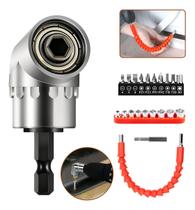 Adaptador Angular Extensor Parafusadeira Bits Cabo Soquete