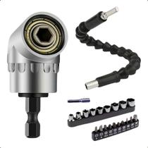Adaptador Angular Extensor Parafusadeira Cabo Soquete Bits