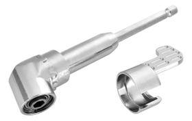 Adaptador Angular Magnético Para Furadeira E Parafusadeira Ferramenta Adaptador Angular Longo 90 Para Cantos Difíceis Ponta Imantada Ferramenta De Pr