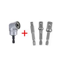Adaptador Angular para Parafusadeira + 3 Adaptador Soquete