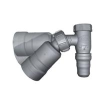 Adaptador Articulado 45 Cinza C/retencao P/maquina de Lavar Roupa e Louca