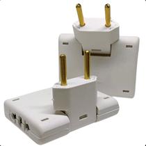 Adaptador Articulado Dobrável Bivolt Benjamin 3 Saídas 10a T casa