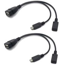 Adaptador AuviPal 2 em 1 Micro USB para USB para pacote Fire Stick 2 Adaptador AuviPal 2 em 1 Micro USB para USB para pacote Fire Stick 2