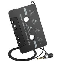 Adaptador Auxiliar de Cassete Mersoco com Microfone e Cabo 3,5mm