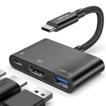 Adaptador AV digital multiporta USB C JSAUX para iPhone/iPad/Mac Adaptador AV digital multiporta USB C JSAUX para iPhone/iPad/Mac