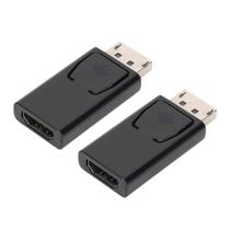 Adaptador AXGA (2048 x 1536) DisplayPort DP macho de 20 pinos/1 Mbps para HDMI fêmea Adaptador AXGA (2048 x 1536) DisplayPort DP macho de 20 pinos/1 Mbps para HDMI fêmea