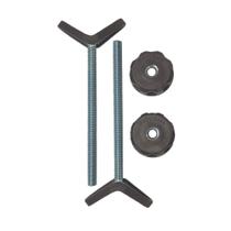 Adaptador Baby Gate Guru M8 Banister, pacote com 2 unidades, bronze, 12 cm