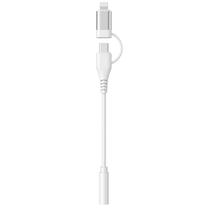 Adaptador Belcompany Lightning/USB-C para Fone de Ouvido 3,5mm