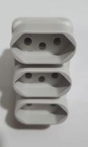 Adaptador Benjamim 3 Saídas 10 Amperes Casulo Móvel - P003