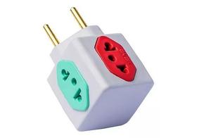 Adaptador Benjamim Cubo Multi Tomadas 4 Saidas 10A 20A