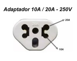 Adaptador Benjamin Bob Love 10a/20a Kit 10pças Pino Maciço