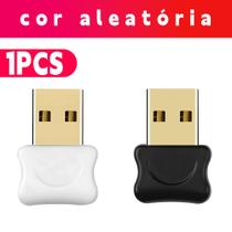 Adaptador Bluetooth 5.0 USB Transmissor Áudio Sem Fio para Notebook e Carros Adaptador Bluetooth 5.0 USB Transmissor Áudio Sem Fio para Notebook e Carros