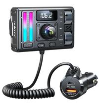Adaptador Bluetooth 5.3 Nulaxy KM36 para Carro - Instalação na Ventilação Adaptador Bluetooth 5.3 Nulaxy KM36 para Carro - Instalação na Ventilação