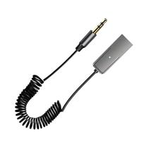 Adaptador Bluetooth 5.4 Para Carro AUX USB Para Conector Estéreo De 3.5mm Receptor De Áudio Sem Fio