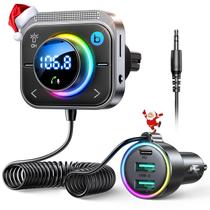Adaptador Bluetooth para Carro JOYROOM 66W - 3 Portas de Carregamento