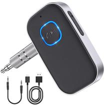 Adaptador Bluetooth para Carro WOCBUY - Receptor AUX 3,5mm com Microfone - 16 Horas de Bateria