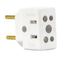 Adaptador Bob Esponja 3 Pinos 110V/250V 20A 10A Universal