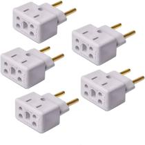 Adaptador bob esponja com 5 unidades entrada para 3 pino 10A/20A