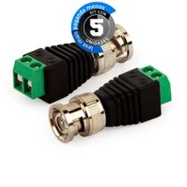 Adaptador Borne Plug Bnc Macho - Kit Com 5 Adaptador Borne Plug Bnc Macho - Kit Com 5