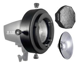 Adaptador Bowens Para Tocha Godox K150a 250di Mini Pioneer