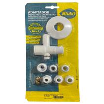 Adaptador Branco para Filtro com Registro Integrado 6 em 1 Blukit - 310906 Adaptador Branco para Filtro com Registro Integrado 6 em 1 Blukit - 310906